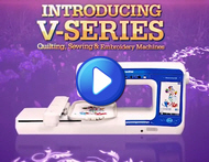 brother v-series quilting, sewing and embroider machines